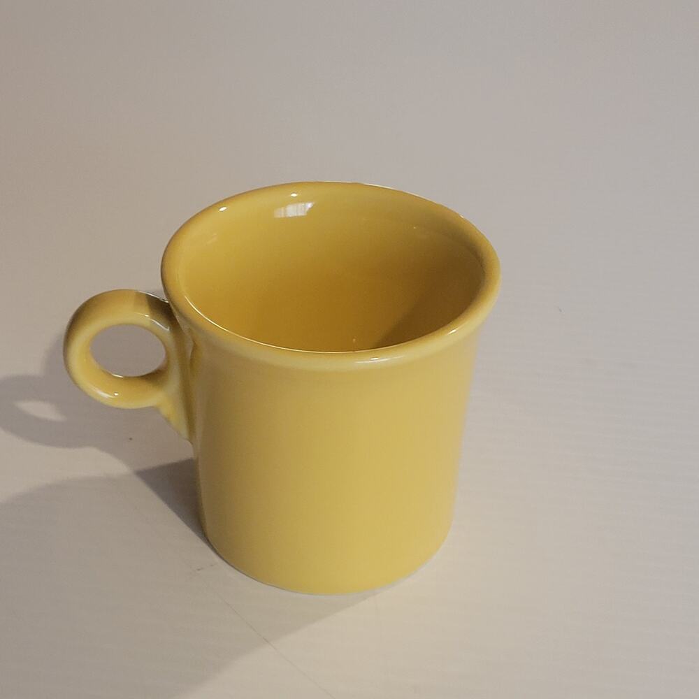 Fiesta Ware Sunflower Yellow Coffee Mug Ring Handle Homer Laughlin USA